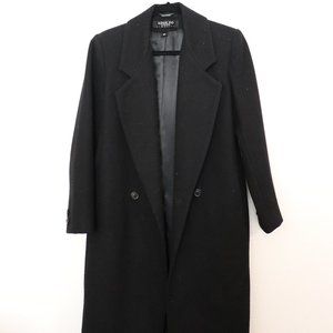 Vintage Adolfo Classics Black Wool Coat